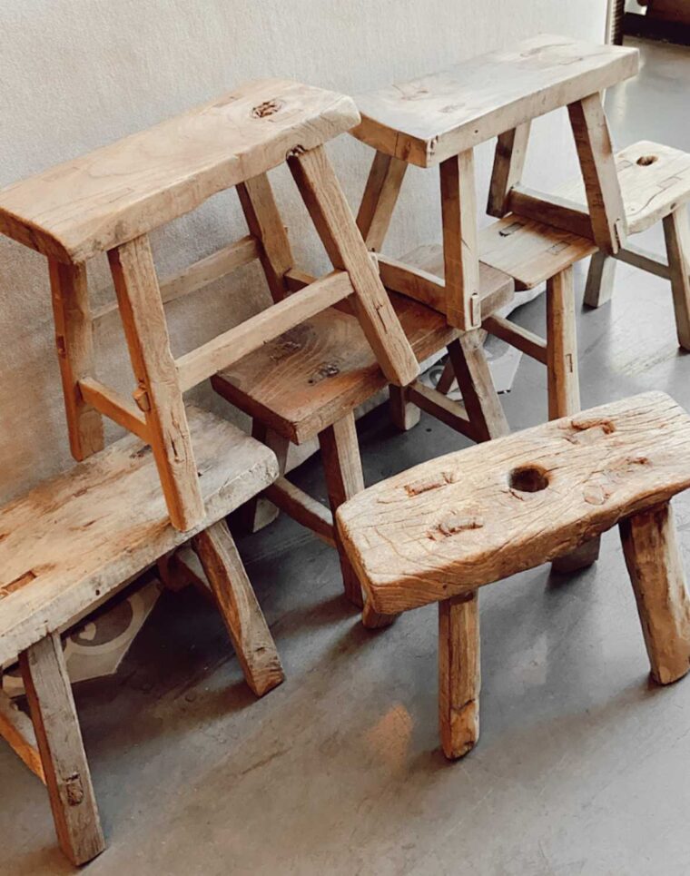 Tabouret bois