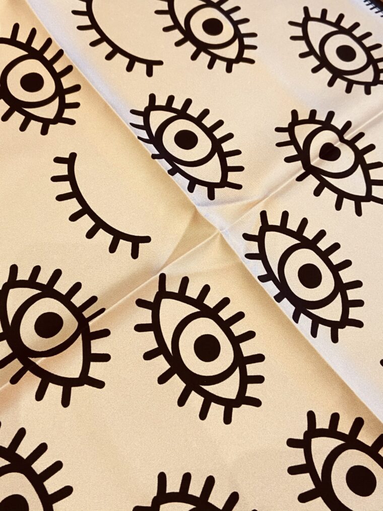 foulard yeux