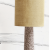 Pied de lampe retro en grès