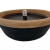 Bougie pour brasero blanche et noire