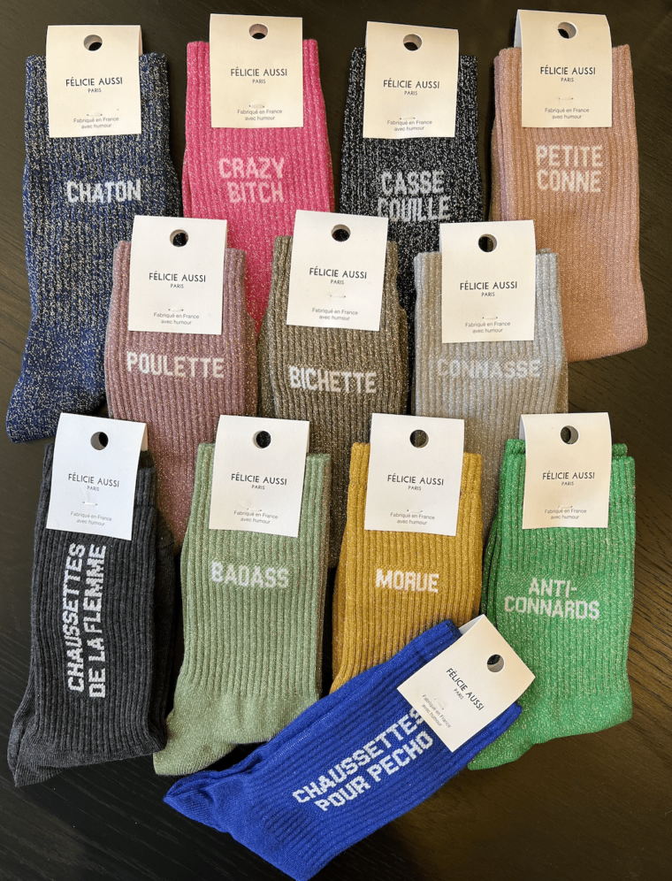 chaussette à messages