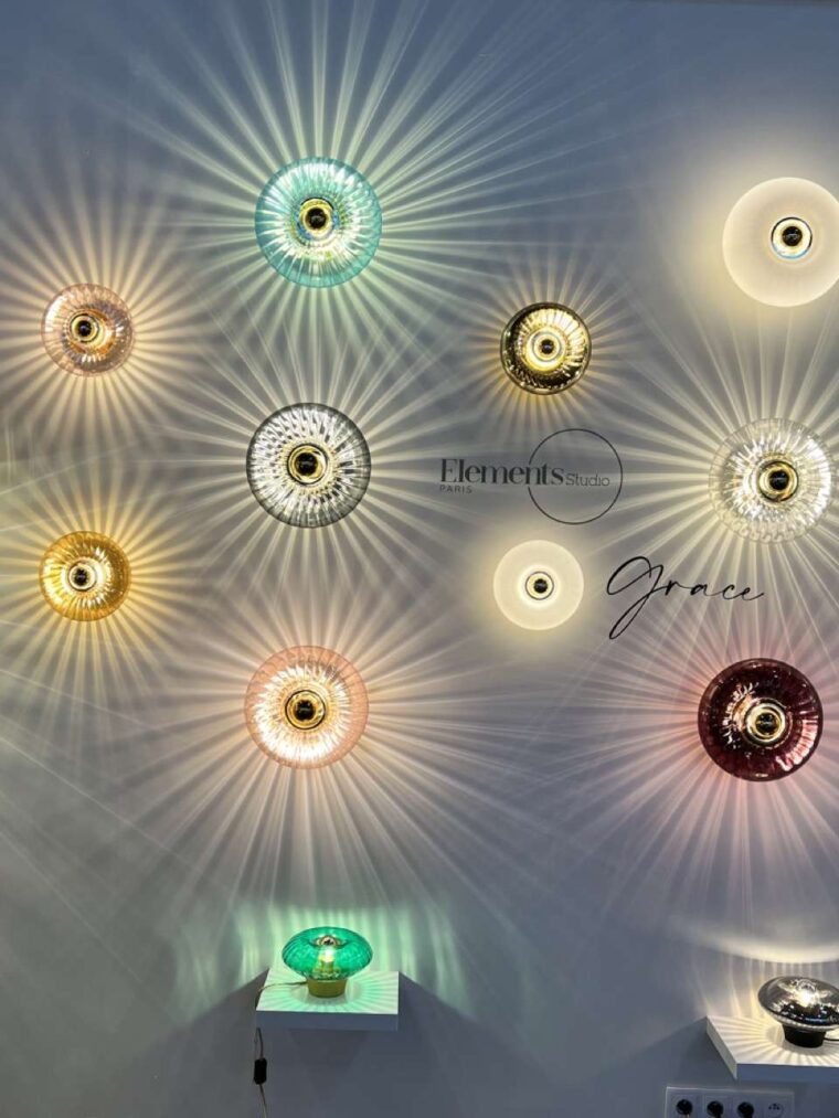 applique murale grâce éléments Lighting luminaire decoration