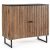 Buffet en bois d’acacia et plateau en marbre noir