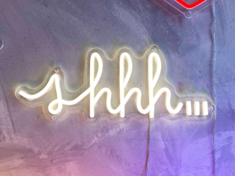 shhh neon