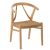 Chaise en teck naturel 55.5 x 79 cm RETRAIT MAG UNIQUEMENT