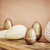 Déco oeufs de Pâques en papier mâché 2 modèles