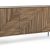 Buffet en bois de manguier Darsey 3 portes 184x45x83.5 cm RETRAIT MAG UNIQUEMENT
