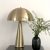 Lampe paul doré satiné D30 H45cm
