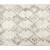 Tapis Heera en coton noir et blanc S et M