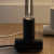 Socle noir pour ampoule néon H13 cm