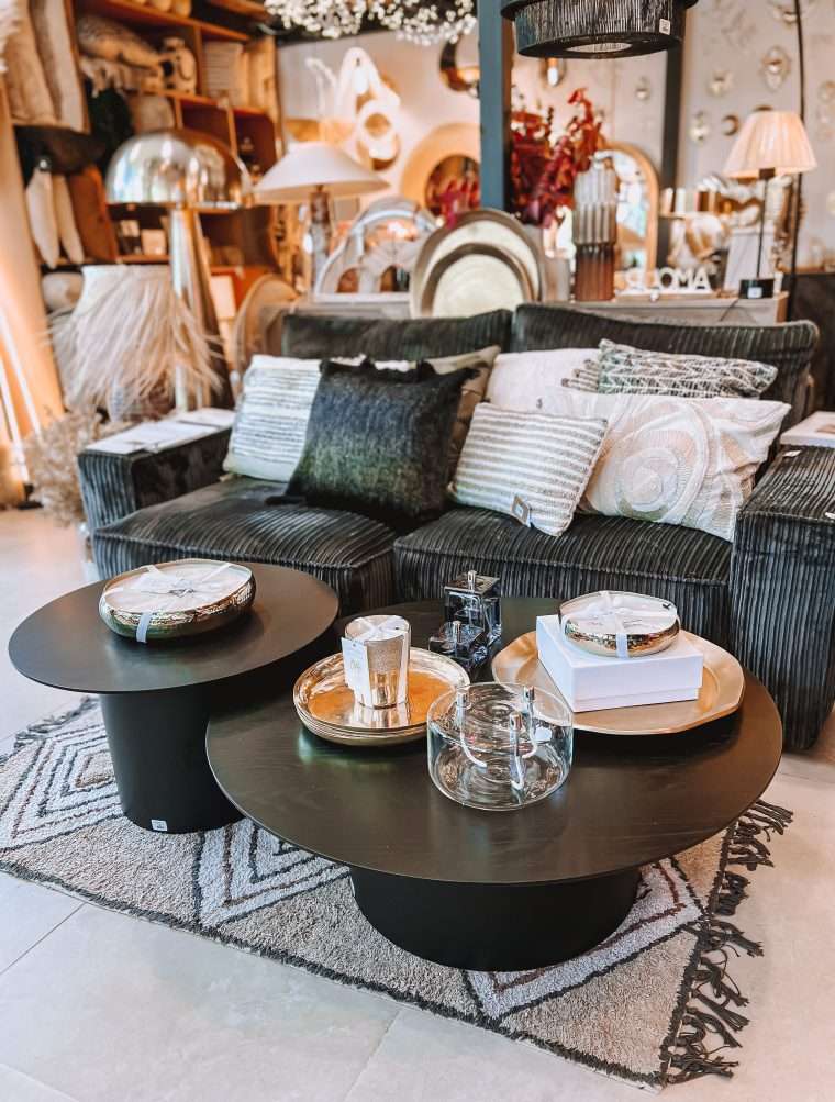 duo de table basse noir