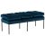 Banc de lit en velours bleu nuit 124x44xH49 cm SUR COMMANDE ET EN RETRAIT MAG
