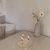 Lampe à huile forme ronde transparente avec 3 mèches