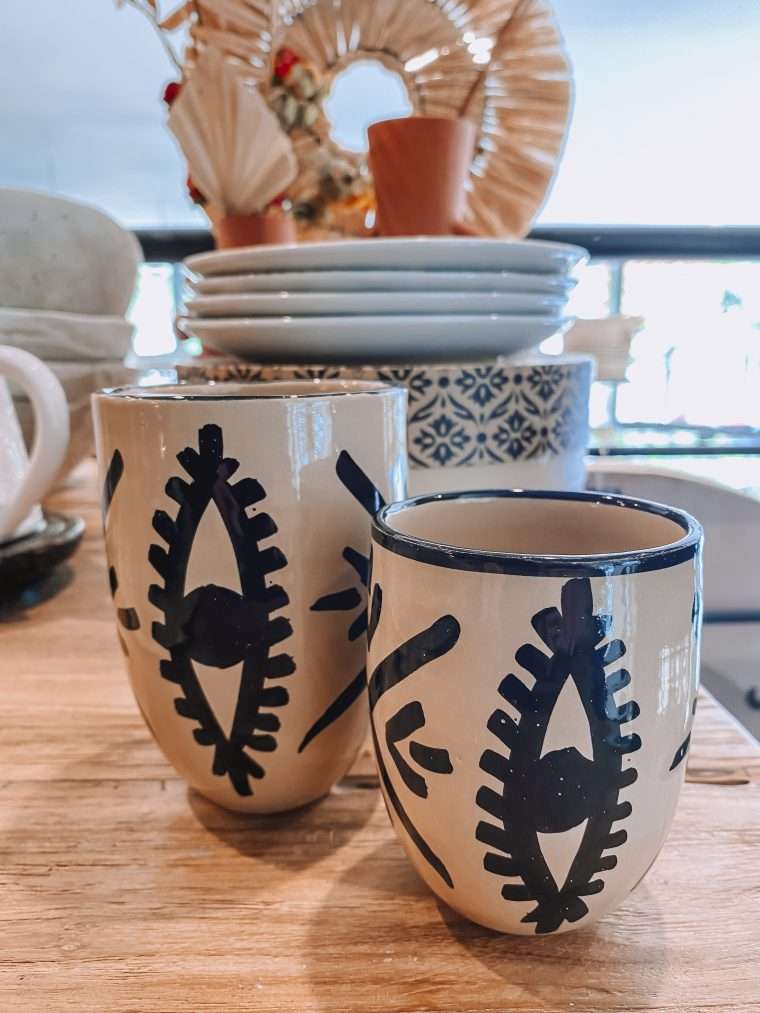 Tasse oeil beige et orange S et M