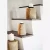 Bougeoirs en bois recyclé et fer (pièce unique)