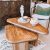 Table basse Nerja en bois d’acacia 86x60xH46cm et 78x44xH36cm RETRAIT MAG UNIQUEMENT