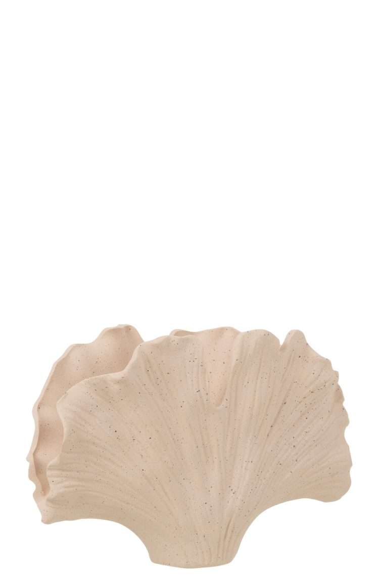 vase algue céramique sablée