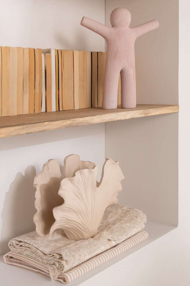 vase algue céramique sablée
