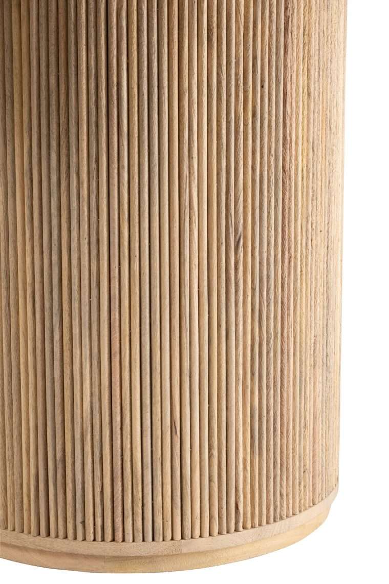 table ronde bois de manguier