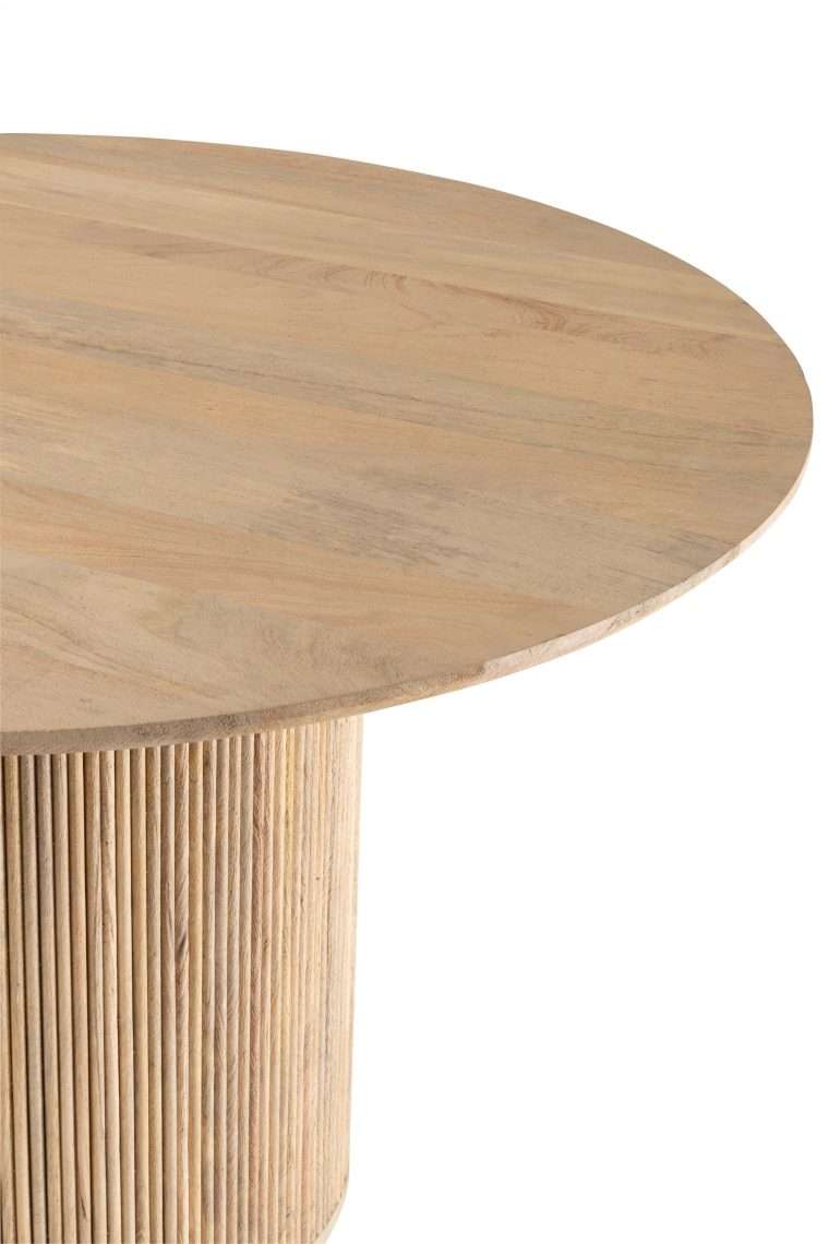 table ronde bois de manguier