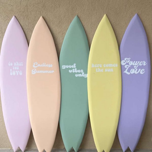 Planche de surf décorative Pastel h 160 cm Planche de surf décorative Pastel h 160 cm