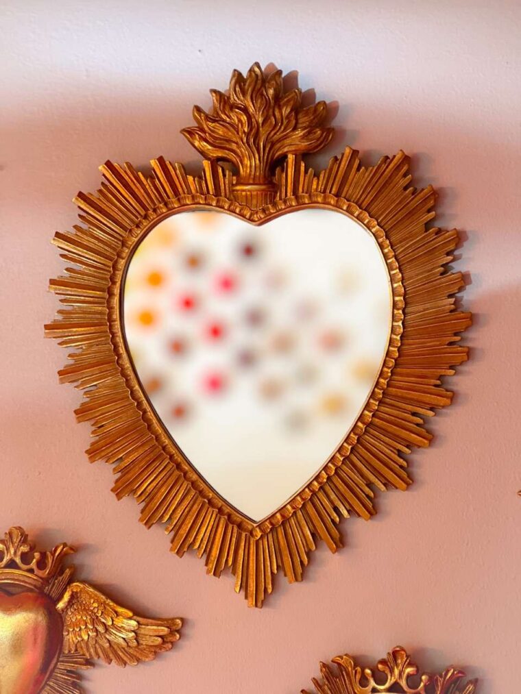 ex voto doré emde résine or décoration murale aix en provence