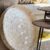 Plateau en nacre blanc diam 50 cm