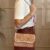 Sac En raphia Sandra couleur brique Madagascar