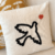 Coussin toile Colombe 40x40cm