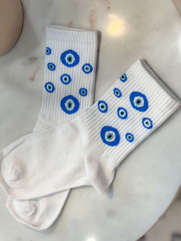 chaussette oeil grec accessoire boutique Aix en Provence bouc bel air