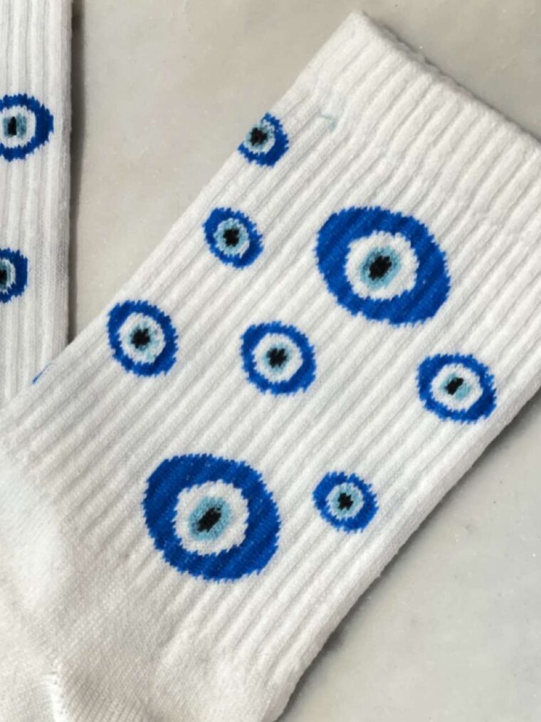chaussette oeil grec accessoire boutique Aix en Provence bouc bel air