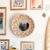 Miroir rond en rafia diam 62cm