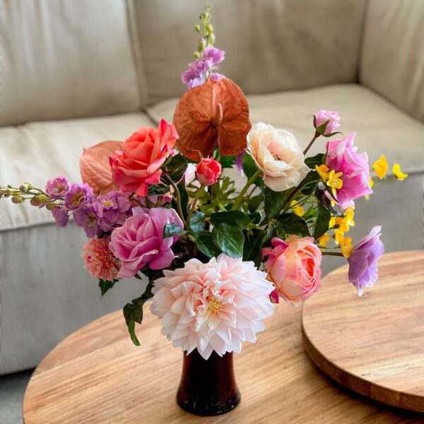 Bouquet « Laura » 17 fleurs artificielles