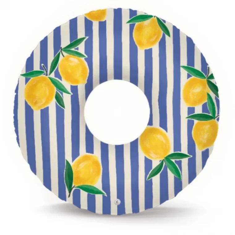 bouée gonflable Capri citron été piscine accessoires stylé
