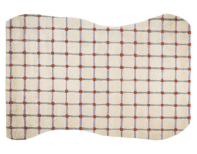 tapis tufté coton géométrique lumi textiles