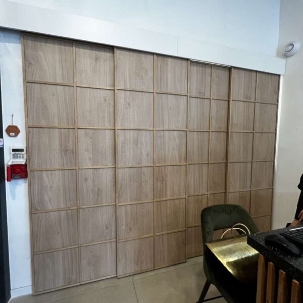 (NEGOCIABLE) Lot de 4 Portes coulissantes H 236,5cm X 82 cm + rail (possibilité vente à l&rsquo;unité)