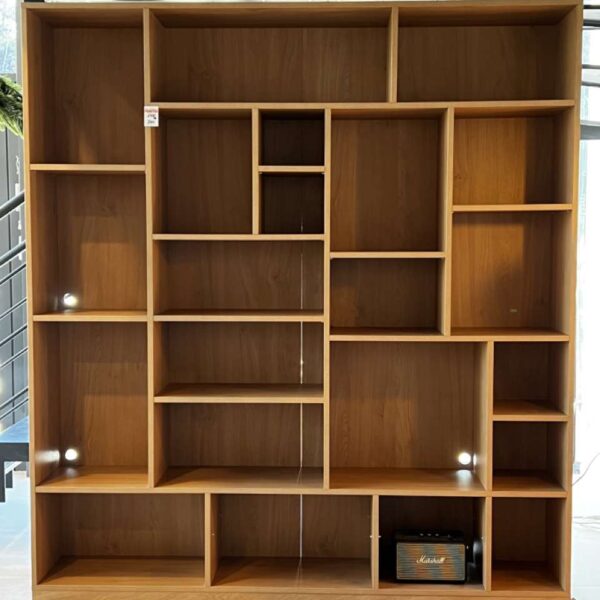 (NEGOCIABLE) Bibliothèque bois stratifié sur mesure L 190 cm x H 210 cm x P 37 cm