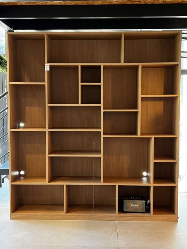 (NEGOCIABLE) Bibliothèque bois stratifié sur mesure L 190 cm x H 210 cm x P 37 cm