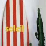 plan de surf deco decorative decoration rayure soleil message maloha fait main artisanat