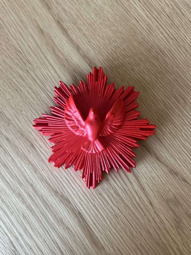 ex voto j'ai vu la vierge protection jvv platre marseillaise créatrice