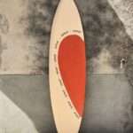 planche de surf deco decorative decoration bisou salé fait main