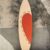 Planche demi coeur abricot/corail