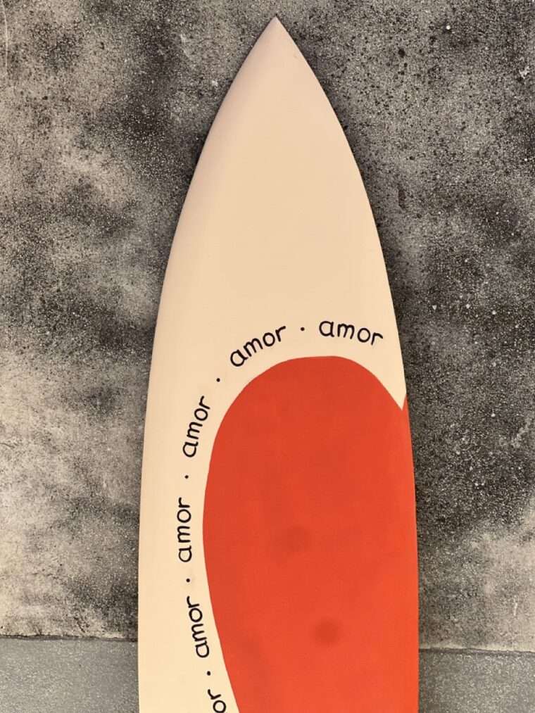 Planche demi coeur abricot/corail – Image 7