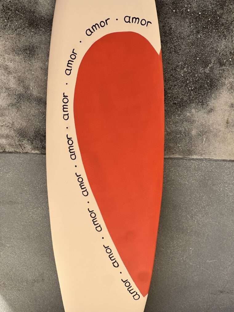 Planche demi coeur abricot/corail – Image 6