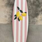 planche de surf decorative decoration murale originale tableau peinture artisanat