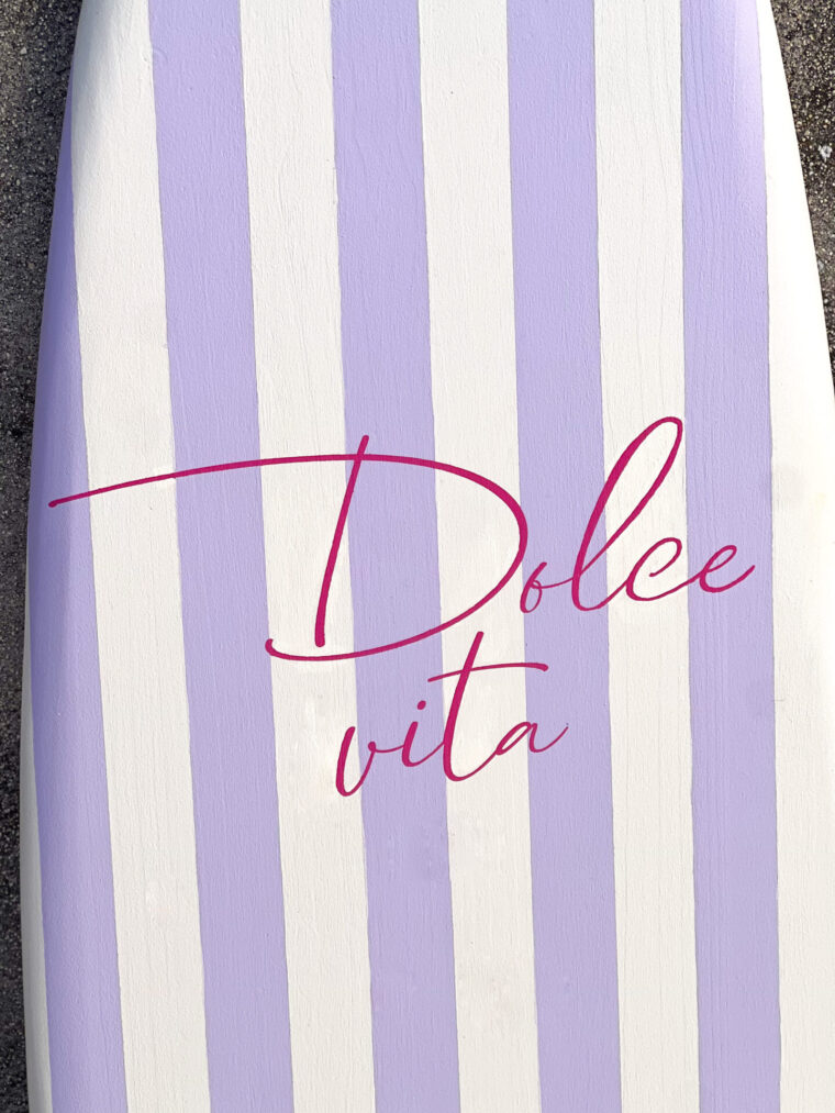Planche rayures fines "Dolce vita" – Image 2