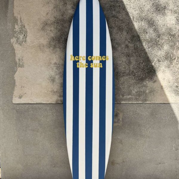 Planche rayures « Here comes the sun »