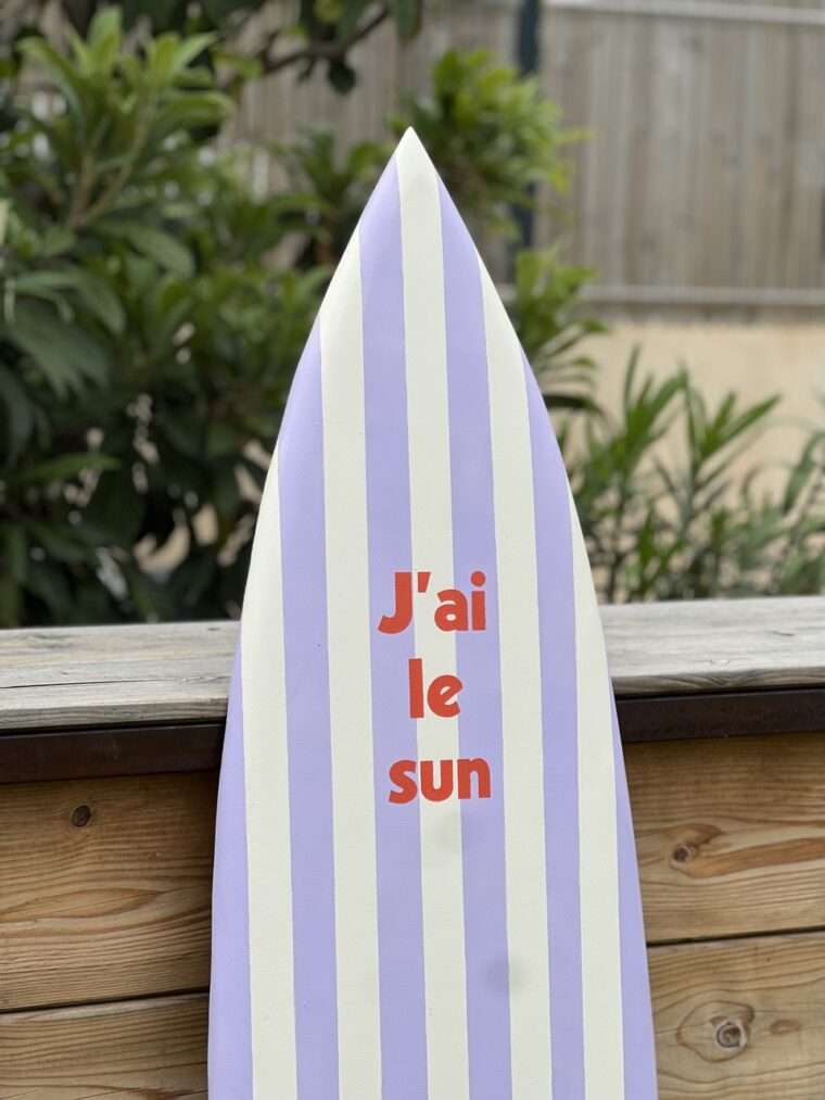 Planche rayures "J'ai le sun" – Image 3