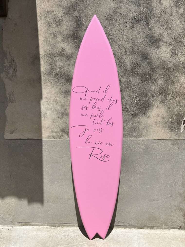 Planche "la vie en rose"
