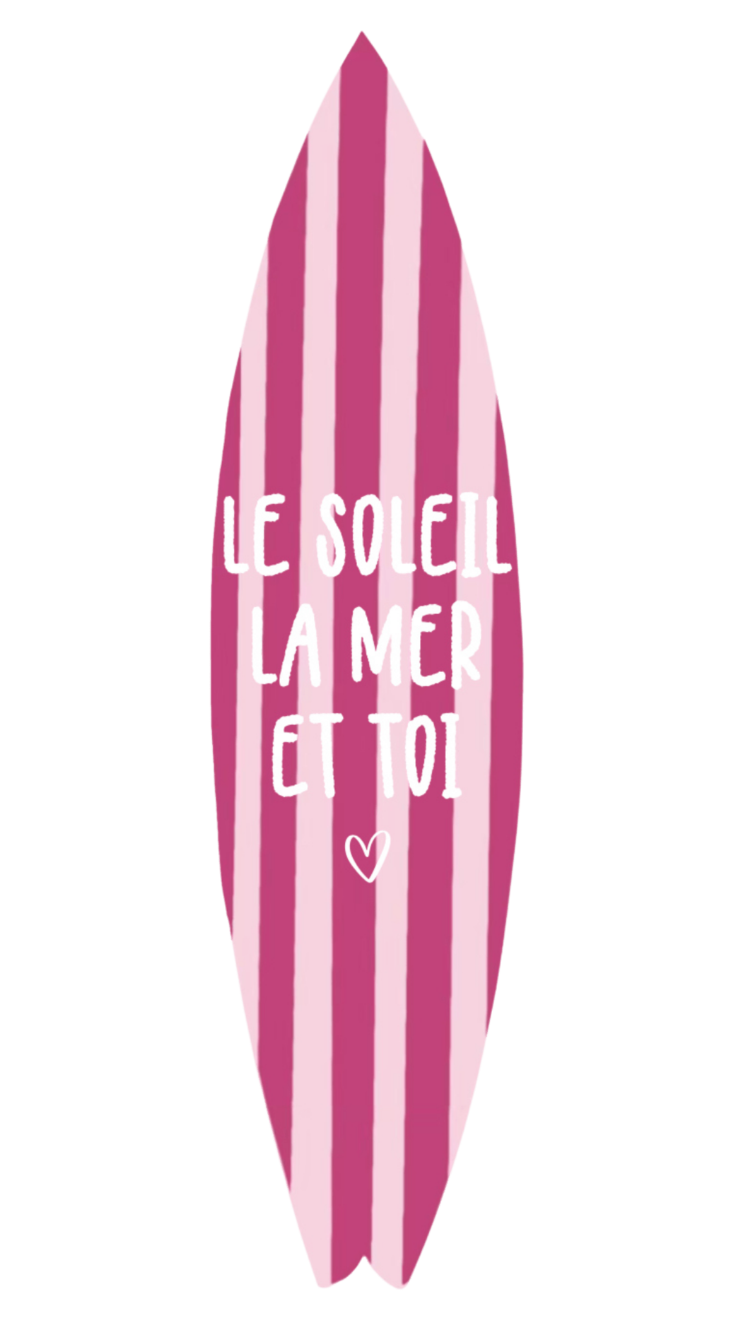Planche « Soleil, Mer & Toi » (maquette)